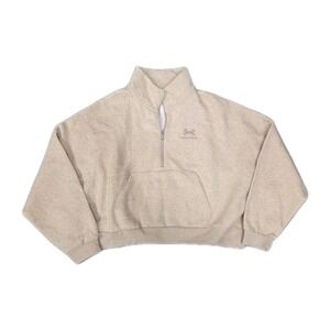 Under Armour Women's Half Zip Pullover Brown 2XL